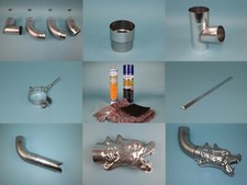 Zubehör für unsere Kleindachrinne aus Titanzink / Zink im Ø 60mm Dachrinne Rinne