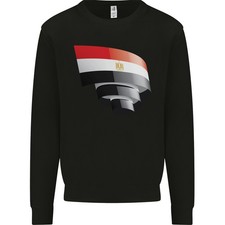 Krause Ägypter Flagge Ägyptische Tag Fußball Herren Sweatshirt Pullover
