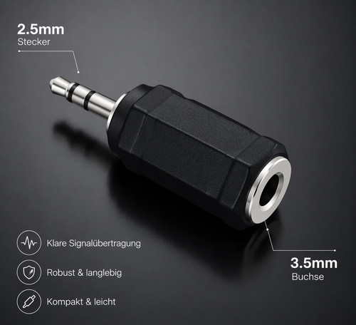Klinkenstecker auf 3 5 - mm, 3,5