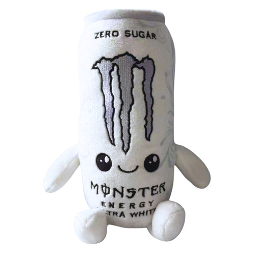 White energy drink plush - energy,
