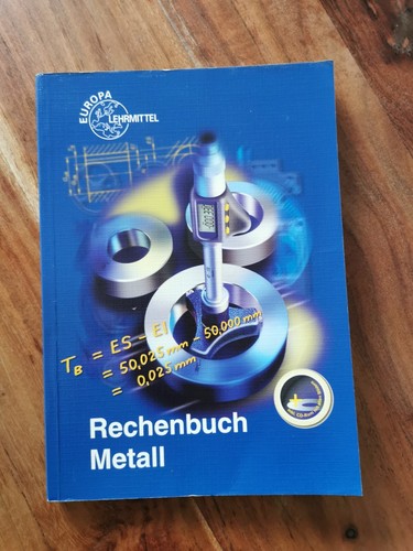 Rechenbuch metall lehr und - rechenbuch, lehr-