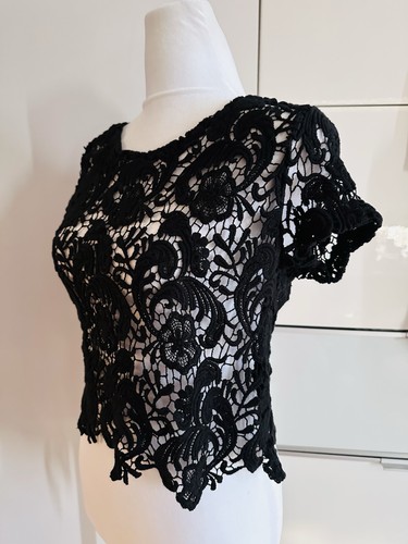 Häkel shirt tunika crop - shirt,