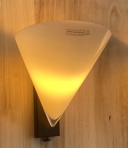 Eine venezianische wandlampe - venezianische,