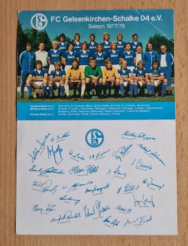 Schalke mannschaftskarte - schalke, 04