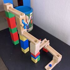 Weidenhammer Kugelbahn-Bausatz Holzkugelbahn 26 t. für Kinder ab 3 Jahren im OVP