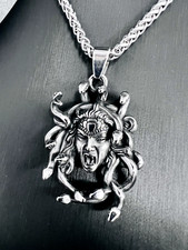 Medusa anhänger edelstahl - anhänger,