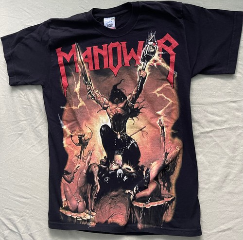 Herren shirt manowar metal - -,
