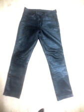 EXELL LOUIS *  Herren- LEDERJEANS / Biker- LEDERHOSE * schwarz * ca. W 33 / L 34