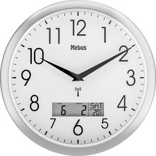 Mebus 19422 Funk Wanduhr 30 cm