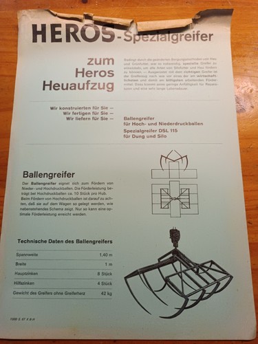 Prospekt heros heuaufzug - prospekt,