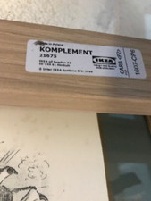 Ikea Pax Einlegeboden Komplement 21675 Eicheeffekt Glas ca 58x100