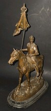ANTIK BRONZE FIGUR-SOLDAT auf