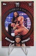 2021 Topps WWE Superstars Show Up & Win #222 Roman Reigns Survivor Series 2020