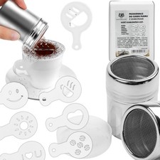 Puderzucker-streuer mit 6