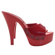 Sexy clogs mit obermaterial - sexy,