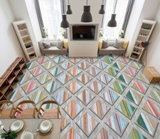 3D Holzwand 3752 Fußboden