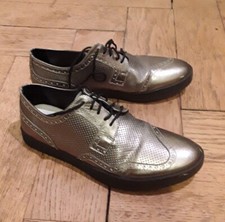 Swear Klassische Herrenschuhe Silber - Leder - wenig getragen