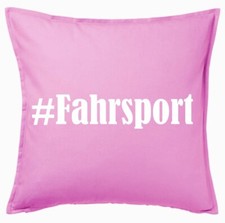 #Fahrsport Kissenbezug Pink