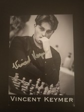 KEYMER, Vincent  -AK 10x15   mit Orig-Autogramm -