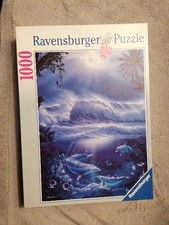 Puzzle  Delfine im Mondschein