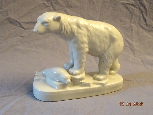 Porzellanfigur eisbär - r!r!r!,