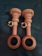 Halterung Gardinenstange Holz - Innen ca. 30 mm