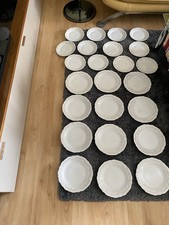 KOMPLETTSET: 12 Personen Tirschenreuther 1838 Bavaria-Baronesse Veronique Rosa