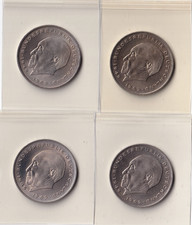 4 x 2 DM 1969, D-F-G-J, Konrad Adenauer