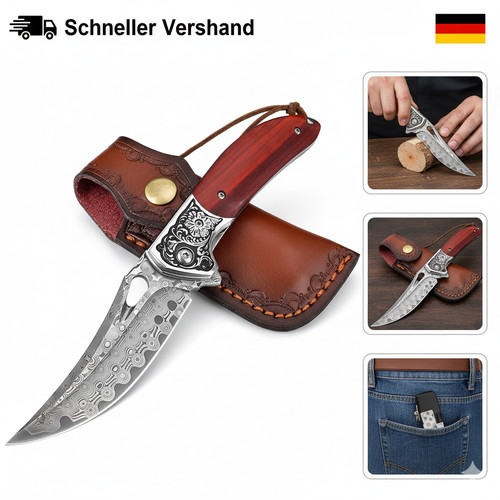 Damast taschenmesser - damast,
