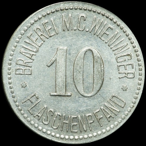 Biermarke flaschenpfand - biermarke:, "10