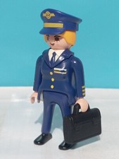 PLAYMOBIL FIGUR Co-Pilot Stewardess Frau Flugzeug PILOT 3185 3352 5007 5338 5726