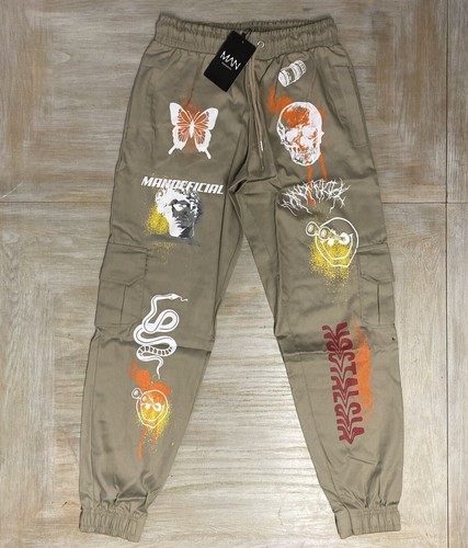 Herren cargohose beige - beige, xl