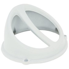 Lüfterspoiler Air Scoop weiß - universeller Kühler für 50ccm Motoren Laser Yup S