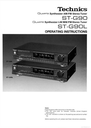 Technics g90 g90l - technics, st-g90l