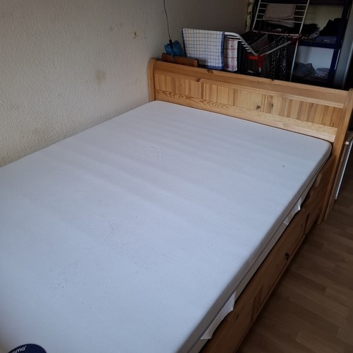 Bett aus buchenholz - bett, mit
