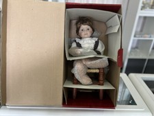 Künstlerpuppe Porzellan Puppe Junge 44 cm. Top Zustand   