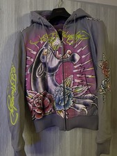 Ed Hardy Lederjacke Damen