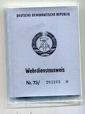 Nva wehrdienstausweis mit - nva,
