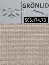 Ikea GRÖNLID Bezug Hocker mit Aufbewahrung Hillared beige 505.174.73 NEU OVP
