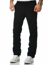 Herren Regular Slim Strech Chino Jeans Hose Fit 7009-10