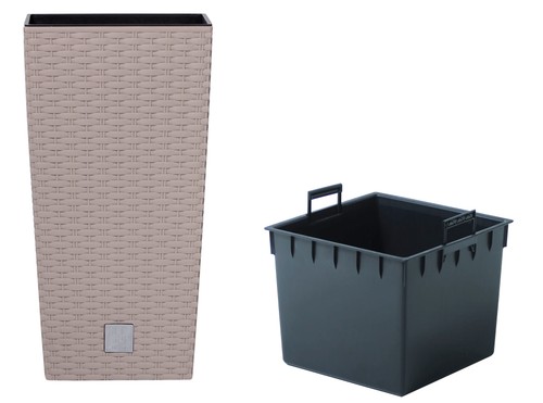 50cm blumentopf rattan - 50cm,