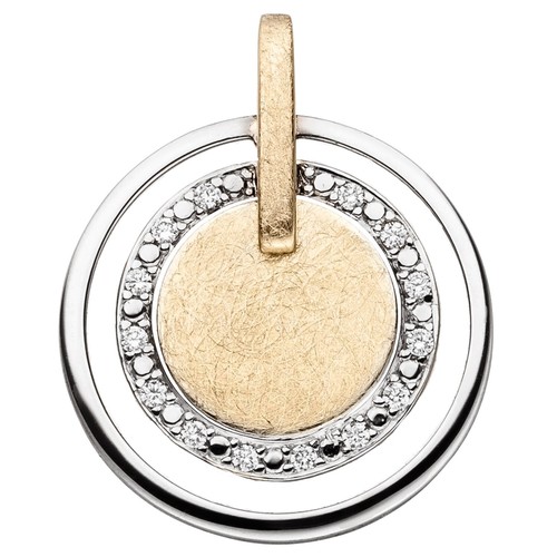 Anhänger rund 585 - , gold