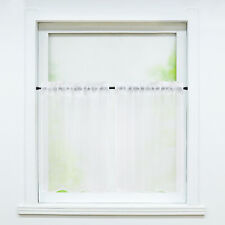 2er Set Scheibengardine mit