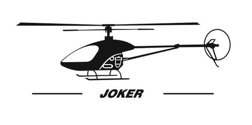 Minicopter joker aufkleber - minicopter,