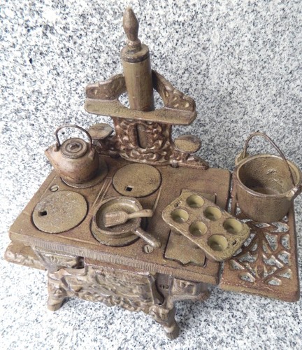 Vintage puppenstuben ofen - puppenstuben,