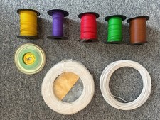 Großes Konvolut Kabel für Modelleisenbahn, verschiedene Farben !!!