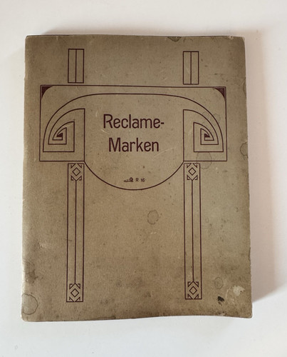Großes reklamemarken album - großes, um