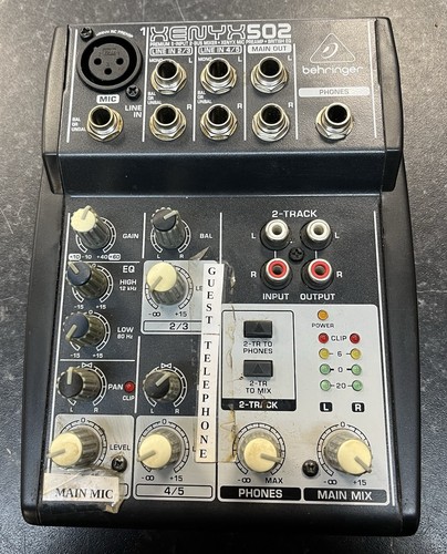 Behringer xenyx 502 analog - behringer,