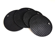 4er Set Topfuntersetzer aus Silikon - Extrem Hitzebeständig und BPA-Frei, rutsch