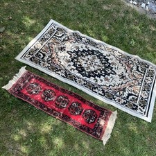 2 Teppich Läufer Rottöne und Brauntöne